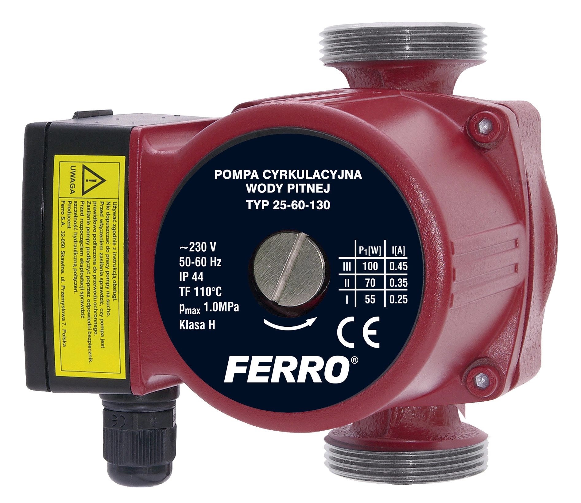 Pompa circulatie FERRO GPD 25-6 (130) 0204W