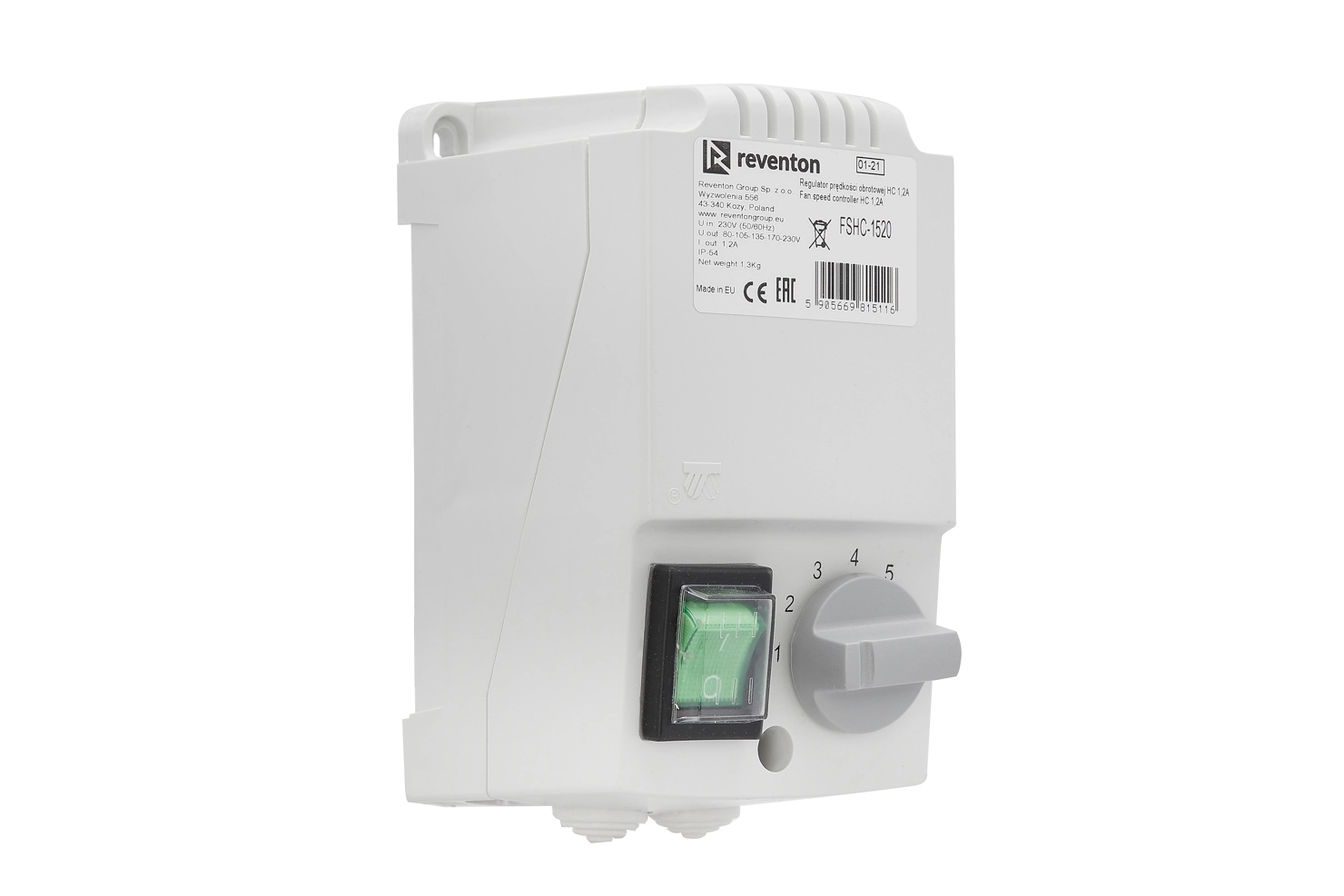 Регулятор для тепловентилятора HC 3S+termostat 1779 / 3A