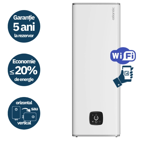 Boiler electric plat Atlantic Vertigo Steatite Wi-Fi 80 L