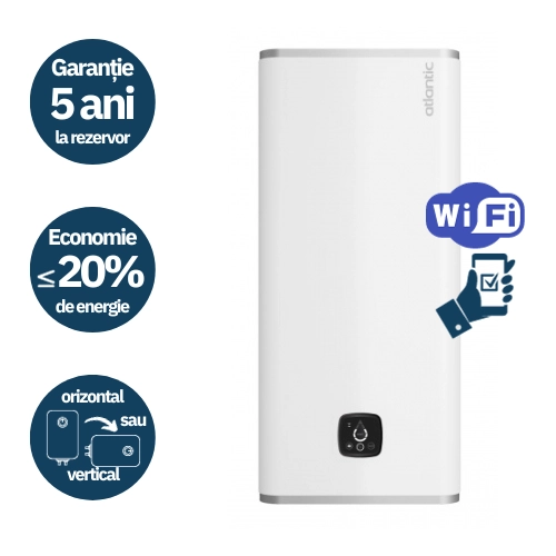 Boiler electric plat Atlantic Vertigo Steatite Wi-Fi 65 L — 1