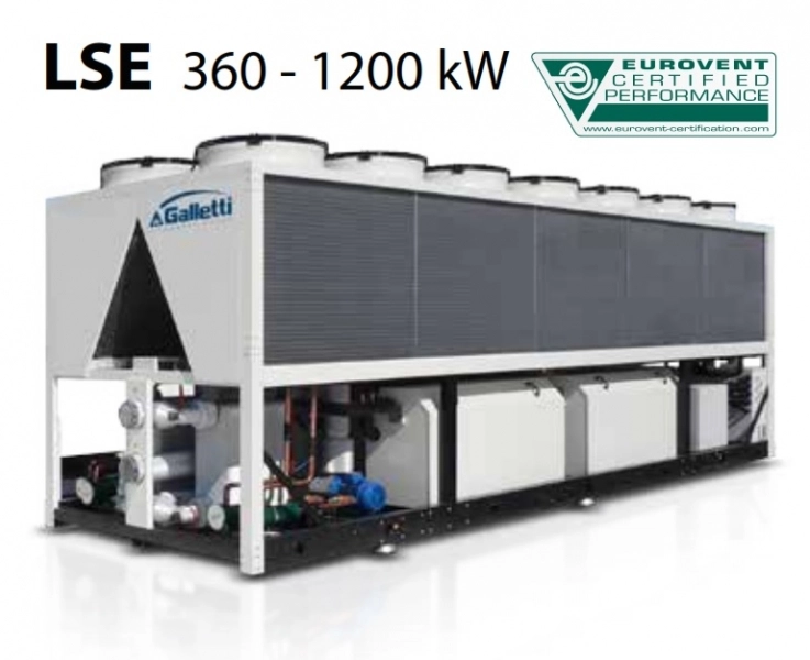 Chiller aer-apa GALLETTI - numai racire - tip LSE 658 CL