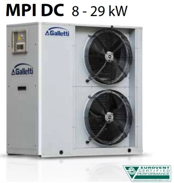 Chiller aer-apa GALLETTI - numai racire - tip MPI DC 29