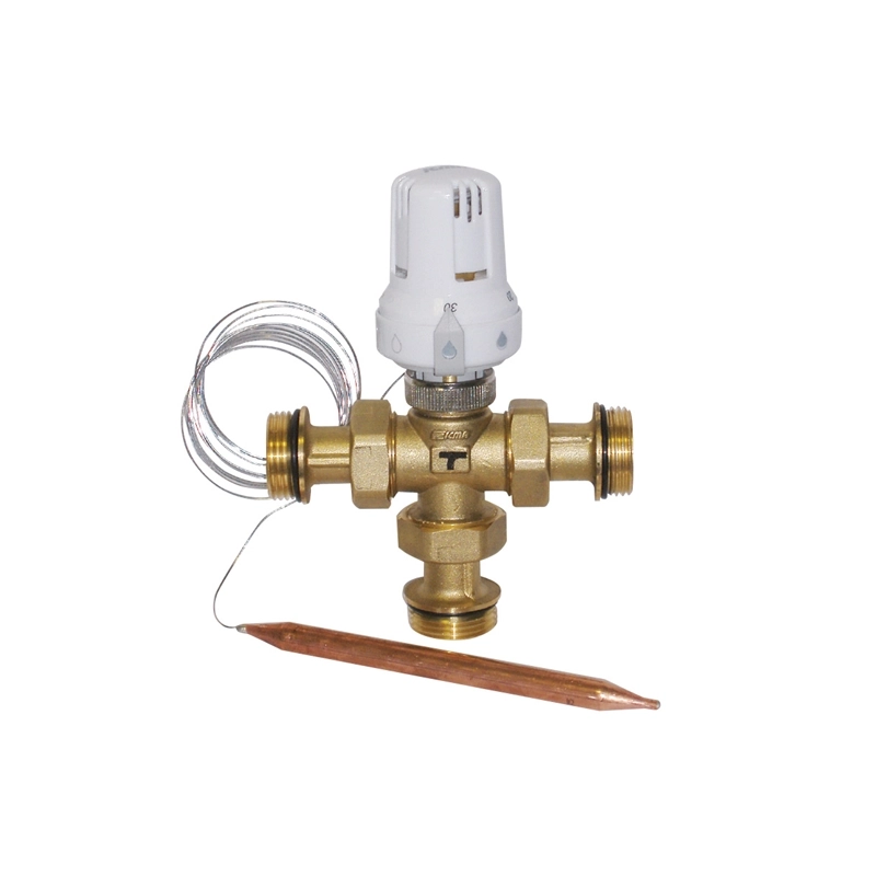 Vana cu 3 cai 1" cu cap termostat capilar ICMA